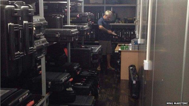 Armourer on ship