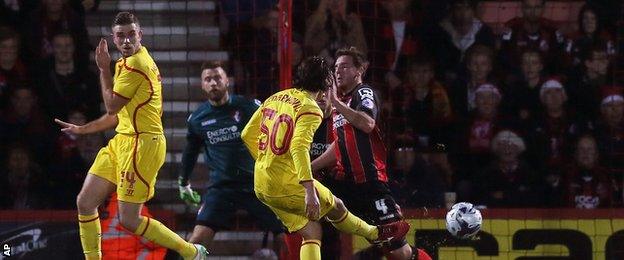 Lazar Markovic scores for Liverpool