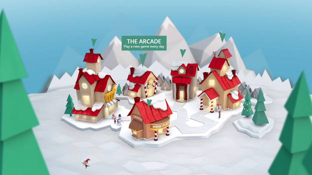 NORAD's North Pole village