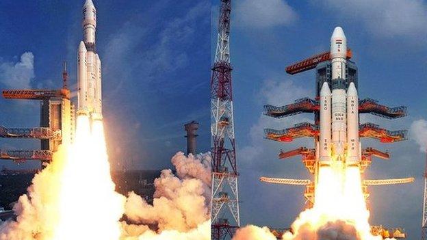 The GSLV Mk-III spacecraft has been launched into space