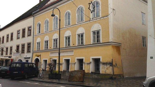 The house where Hitler was born