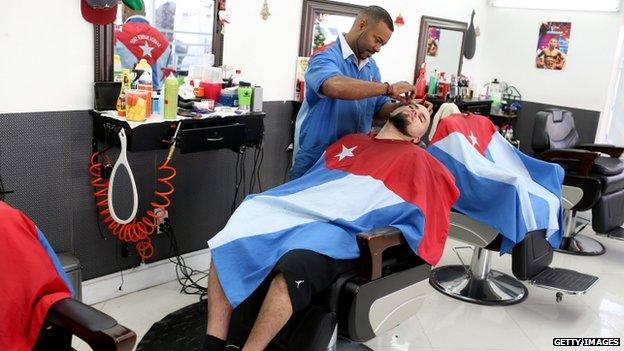 Barber in Havana