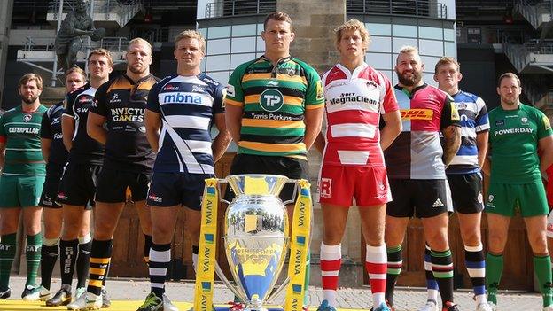 Premiership rugby players