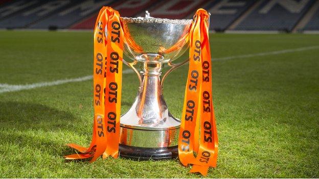 The Scottish League Cup trophy