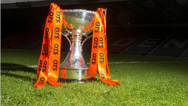 The Scottish League Cup trophy