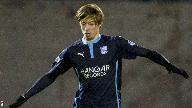 Dundee striker Craig Wighton