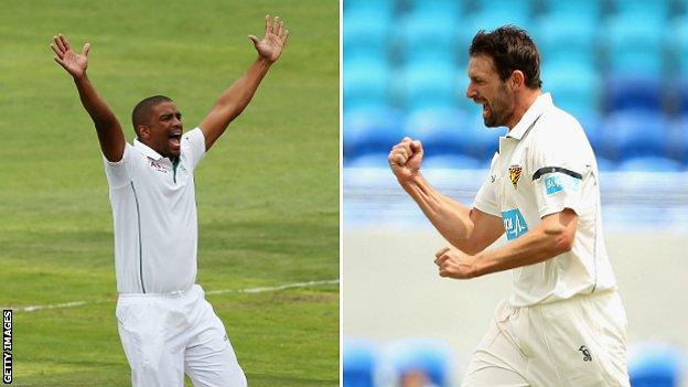 Vernon Philander and Ben Hilfenhaus