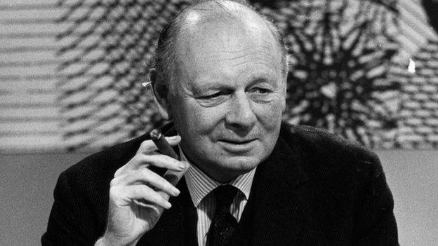 Conservative MP Nigel Birch appearing on a BBC programme in 1968