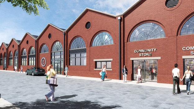 Artist impression of the Tramshed