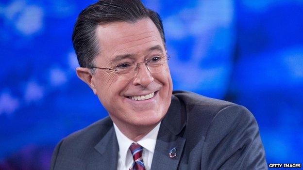 Comedian Stephen Colbert.