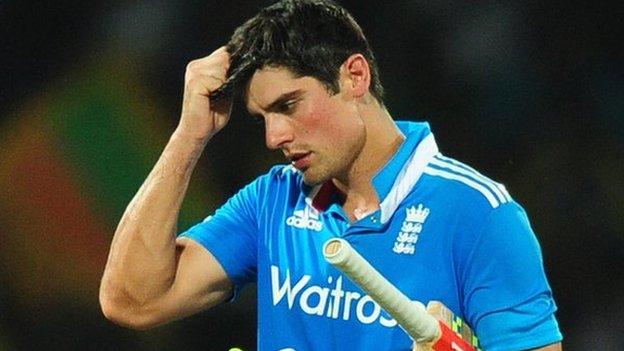 England's Alastair Cook