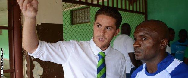 Former Sierra Leone manager Johnny McKinstry