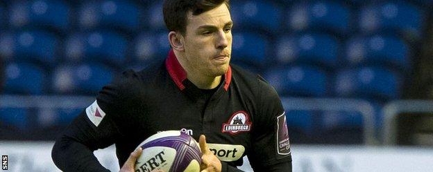 Edinburgh fly-half Matt Scott