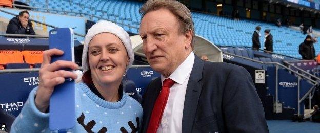 Neil Warnock and a fan