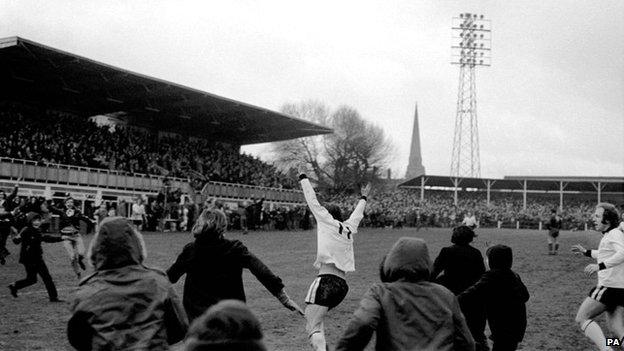 Hereford United v Newcastle in 1972
