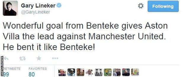 Gary Lineker twitter