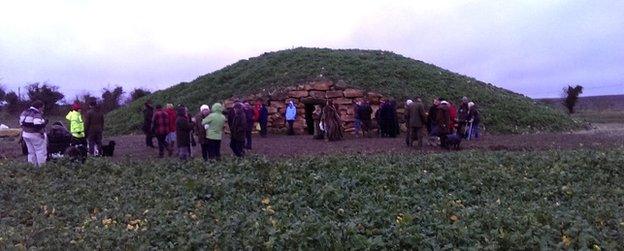 The long barrow at All Cannings