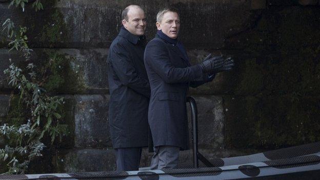 Rory Kinnear and Daniel Craig