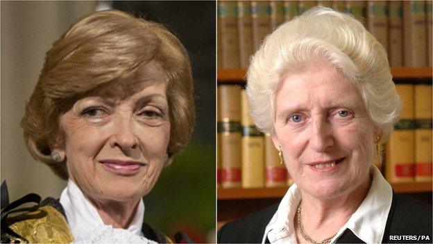 Fiona Woolf and Baroness Butler-Sloss