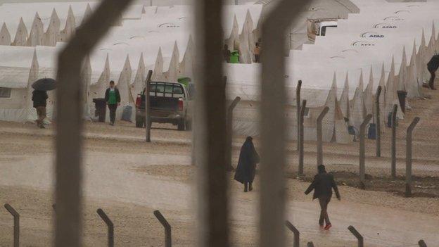 Displaced persons camp in northern Iraq