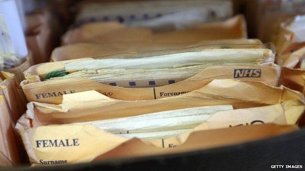 NHS medical files