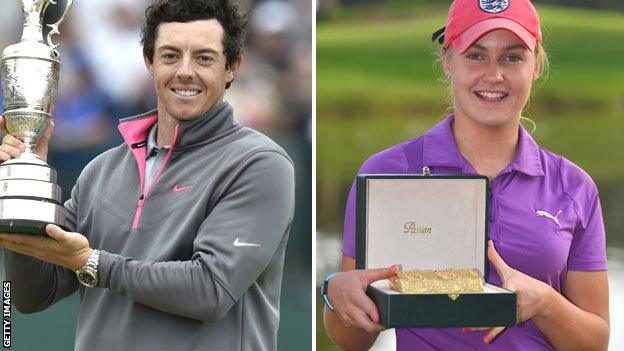 Rory McIlroy and Charley Hull