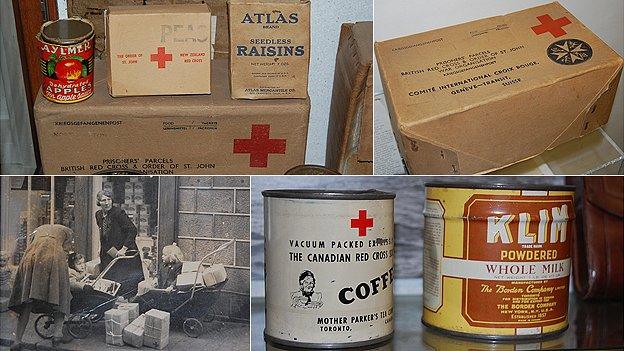 Red Cross food parcels delivered to the Channel Islands, held by the Guernsey Occupation Museum