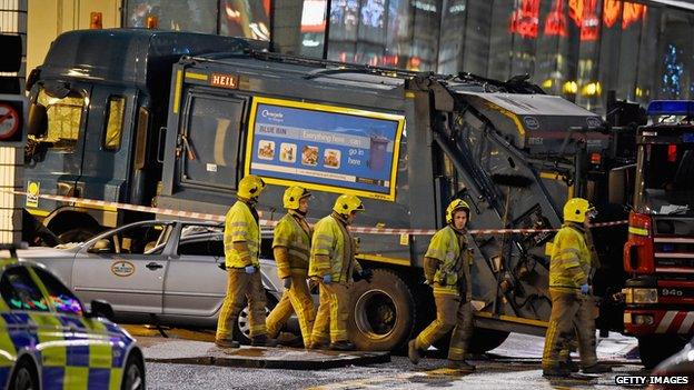 Glasgow crash site