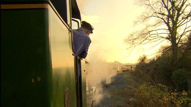 Steam train driver