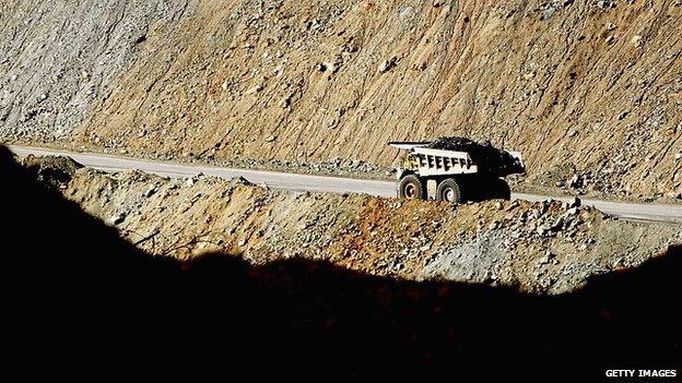 Coal truck in Muswellbrook