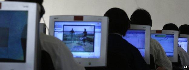 North Korean computer students in Pyongyang, 20 September 2012