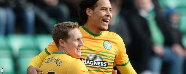 Kris Commons and Virgil can Dijk