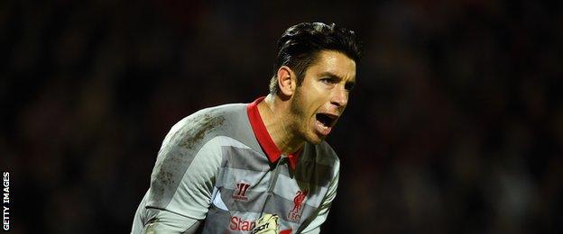 Brad Jones of Liverpool