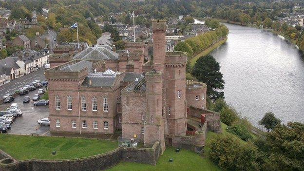 Inverness Castle tower