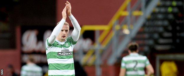 Celtic striker Leigh Griffiths