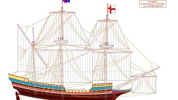 Mayflower replica plan