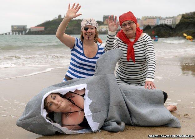 Tenby swimmers