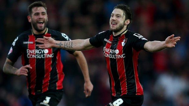 Harry Arter scores for Bournemouth