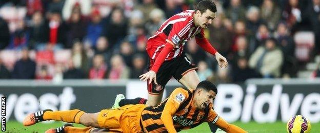 Adam Johnson and Curtis Davies