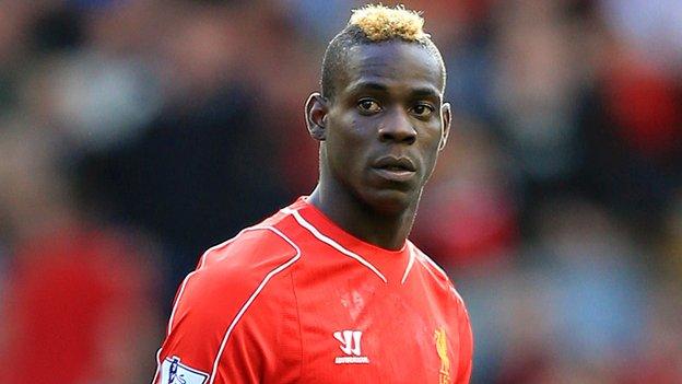 Liverpool striker Mario Balotelli