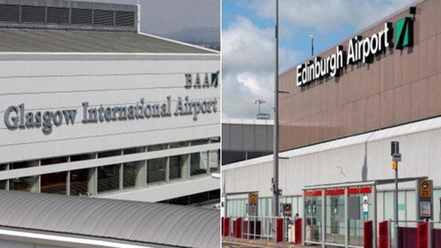 Glasgow and Edinburgh Airports