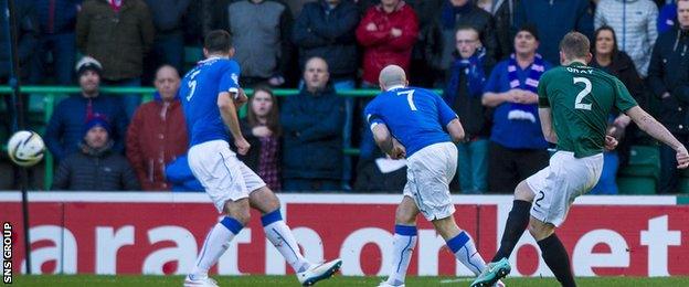 David Gray opened the scoring with a fantastic strike