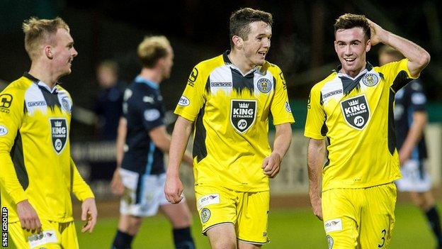 St Mirren were 3-1 winner at Dens Park