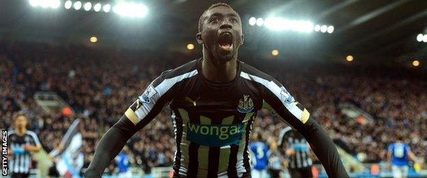 Newcastle striker Papiss Cisse