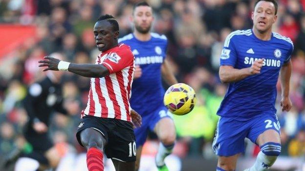 Southampton's Sadio Mane