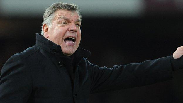 West Ham manager Sam Allardyce