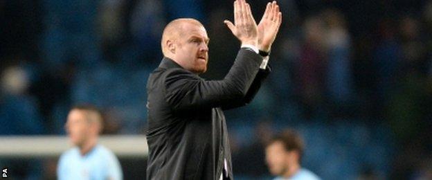 Burnley manager Sean Dyche