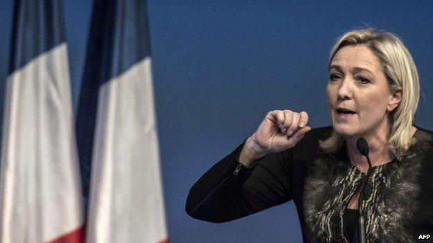 Marine Le Pen's of France's Front National