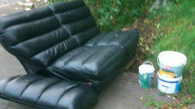 Fly-tipping in Cardiff