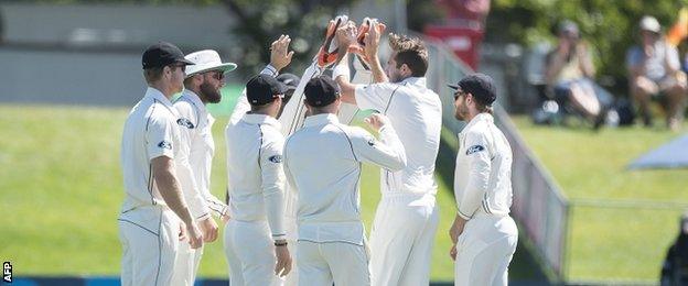 New Zealand celebrate